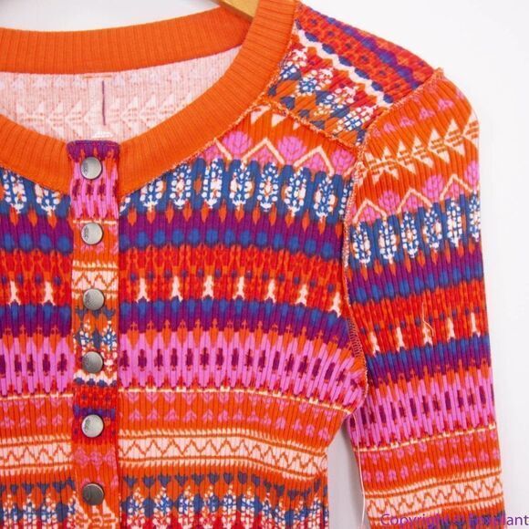 NEW Free People Movement Rally Printed Layer, XS‎ - Picture 11 of 16